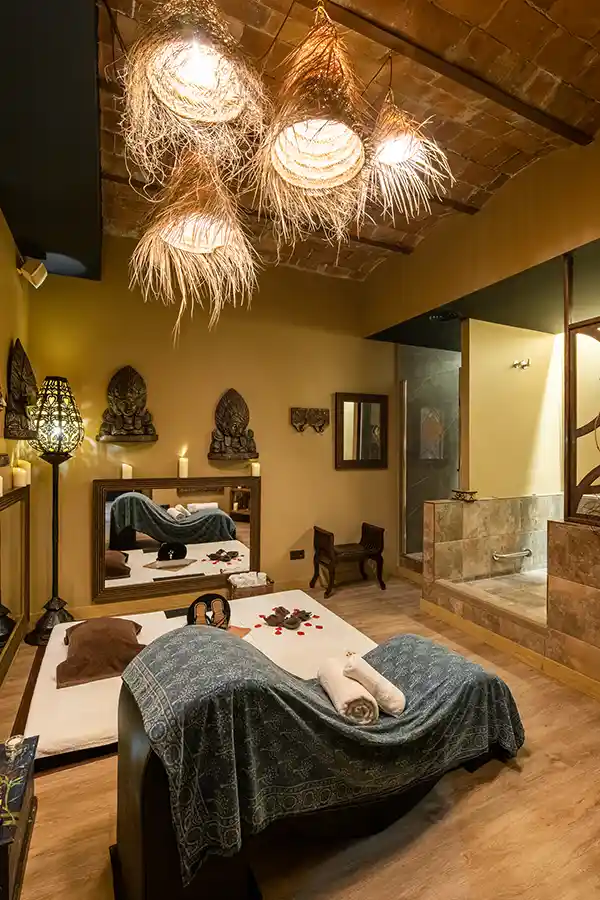 Erotic massage suite at Thai Center Barcelona